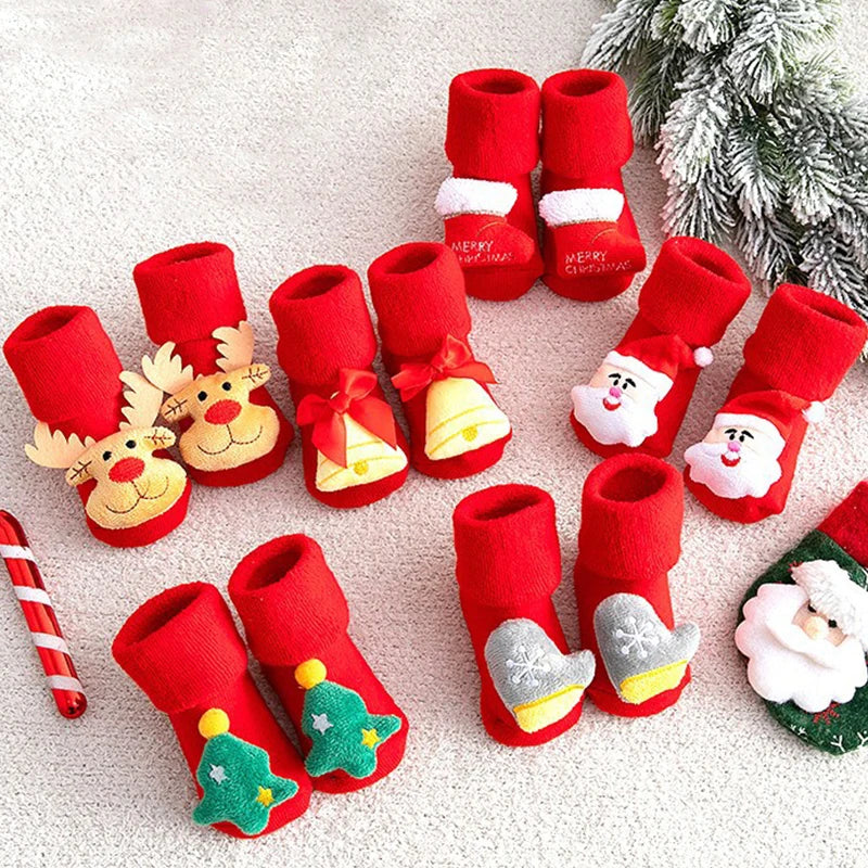 Chaussettes 3D Noël Magique – Édition Limitée