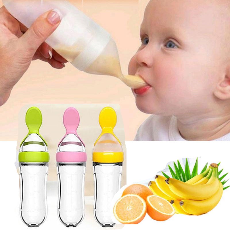 Biberon avec cuillère pour nouveau - né | EasyBottle™ - Bébé Simplicité