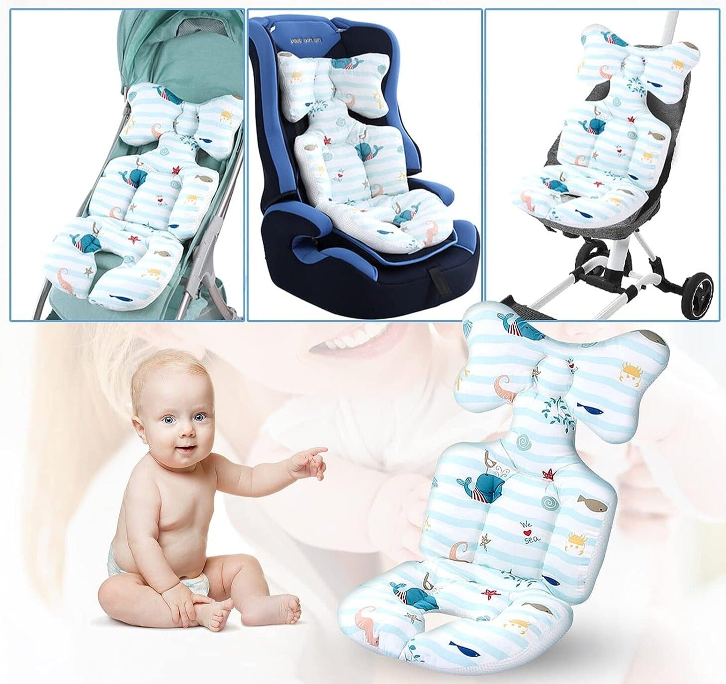 ComfyBabe™ - Coussin siège et poussette Auto - Bébé Simplicité