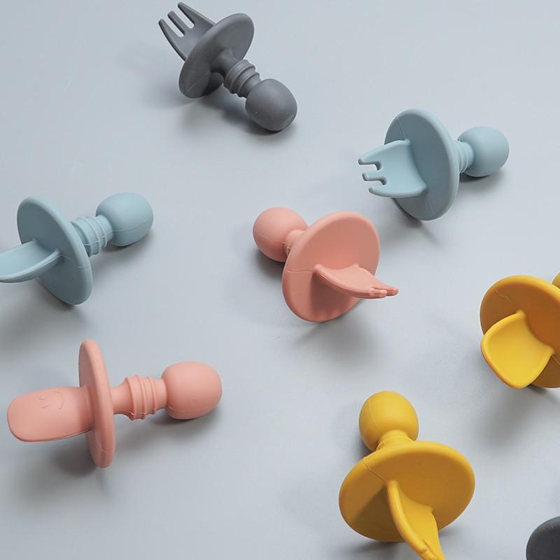 CuttieSpoon™ | Cuillère et fourchette pour bébé | Maman - Bébé Simplicité