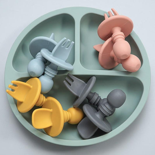 CuttieSpoon™ | Cuillère et fourchette pour bébé | Maman - Bébé Simplicité