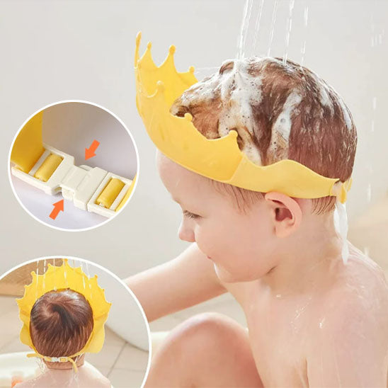 Visière chapeau pour douche bébé I ShampooCap