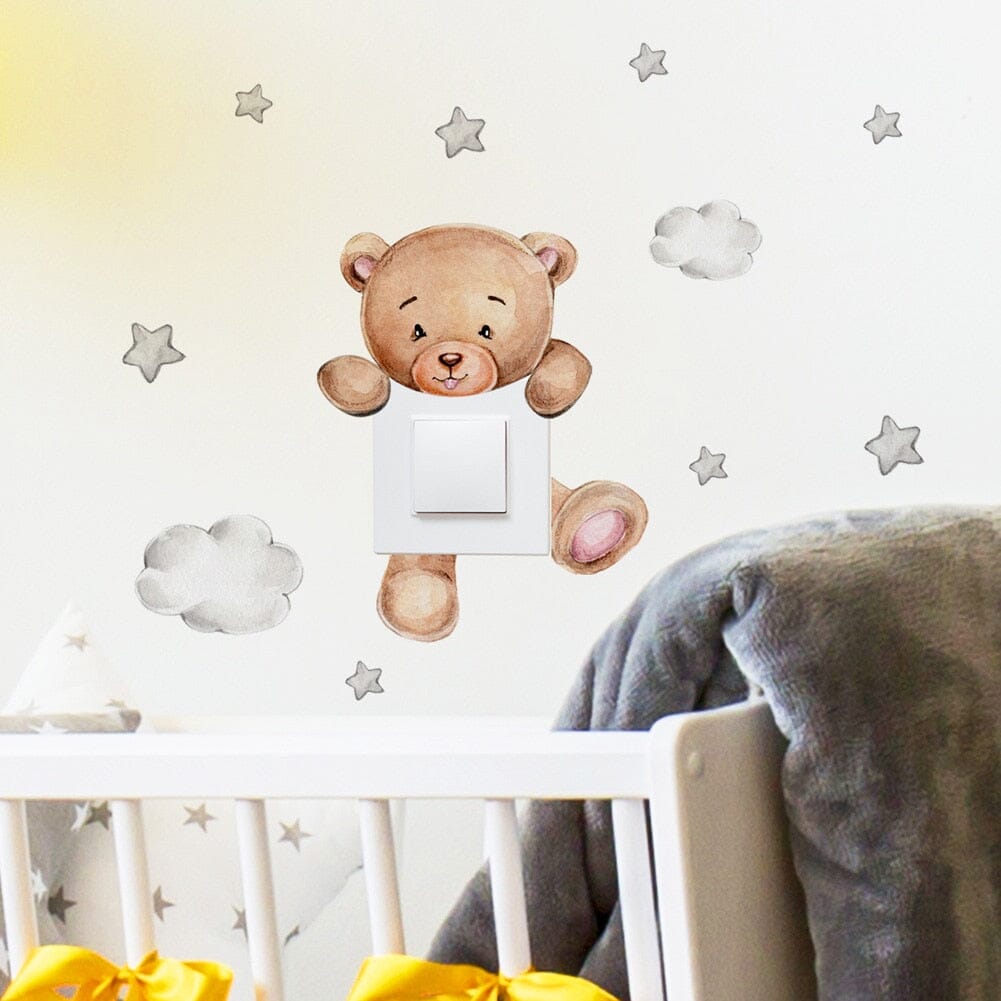 Stickybear™ - Sticker ourson décoratif | Chambre d'enfants - Bébé Simplicité